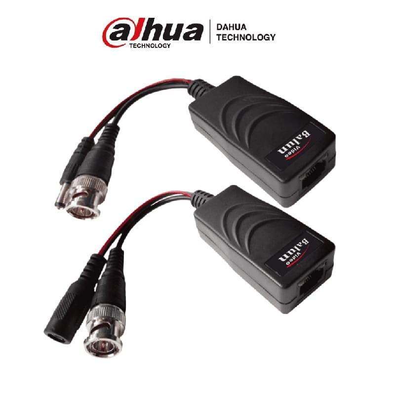 Dahua                                                                                                                                                                                                                                                                                                                                                                                                                                                                                                                                                                                                                                                                                                                                                                                                                   Par Transceptores Pasivos Hasta 4 Mp/cableado Por Rj-45(pfm802)