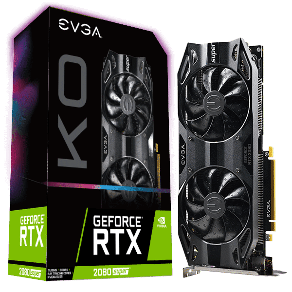 Tarjeta  De Video EVGA Nvidia Geforce RTX 2080 Super Ko Gaming 6gb GDDR6 Dual Fans Metal