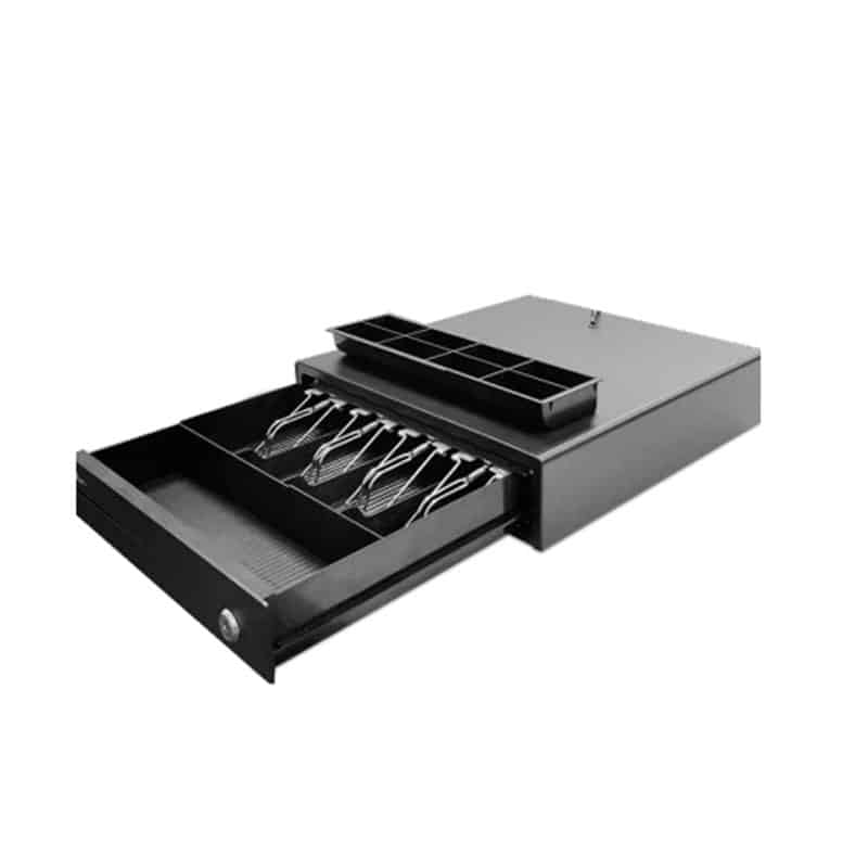 Cajon  De Dinero Qian Qcn-57303 Sheng Metal 4 Billetes 8 Monedas, Ajust