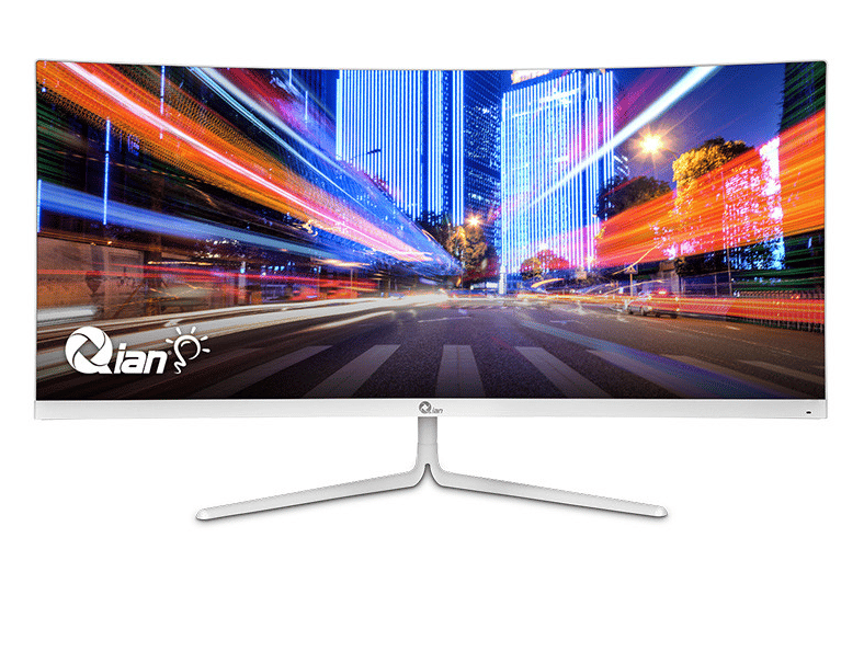 Qian 30" Ultra Wide Fhd 1080p Curved Office Monitor