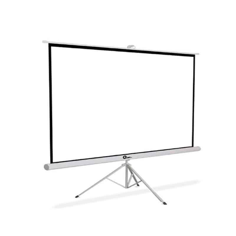 Pantalla  Proyeccion Qian Diban Qpd-69602 Tripie 100" Blanca Mate