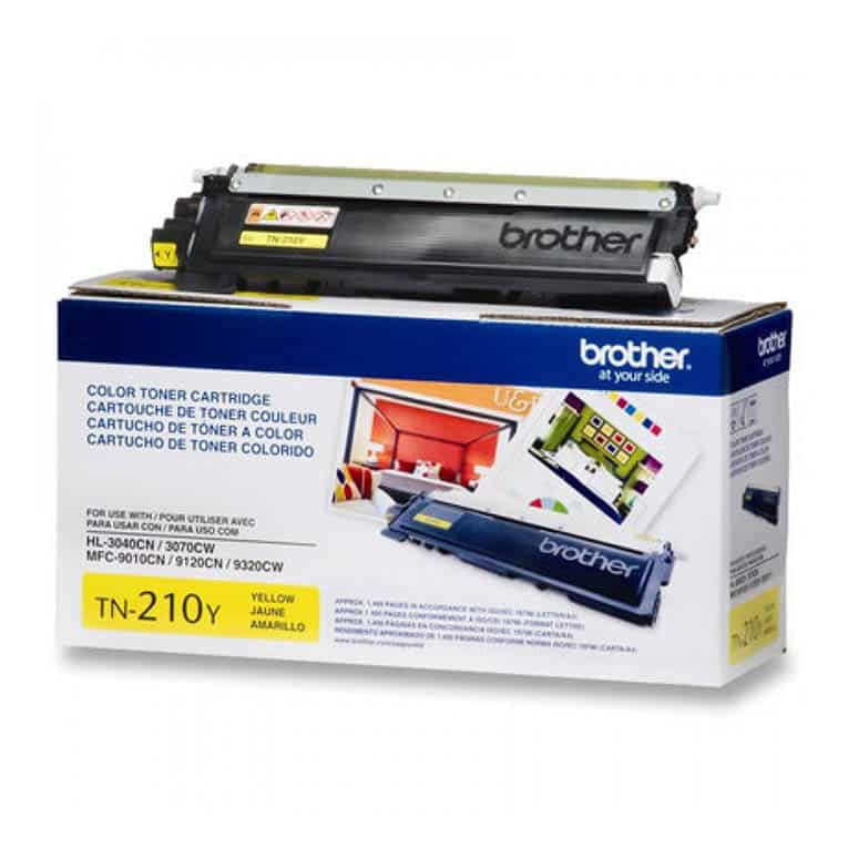 Toner Brother Tn210y Amarillo 1,400 Pag P/hl3040cn/3070cw Mfc9010cn/91