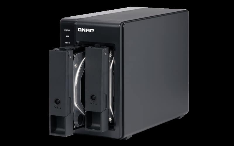Qnap Gabinete De 2 Bahias 3,5"sata Hdd Usb 3.1 Gen2 10 Gbps(tr-002-us)