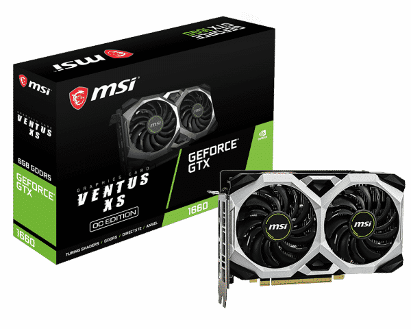 TARJETA DE VIDEO MSI NVIDIA GEFORCE GTX 1660 SUPER VENTUS XS OC  6GB GDDR6