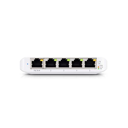 Switchunifi Administrable 5puertos 10/100/1000mbps Soporta Entrada Poe(usw-flex-mini)