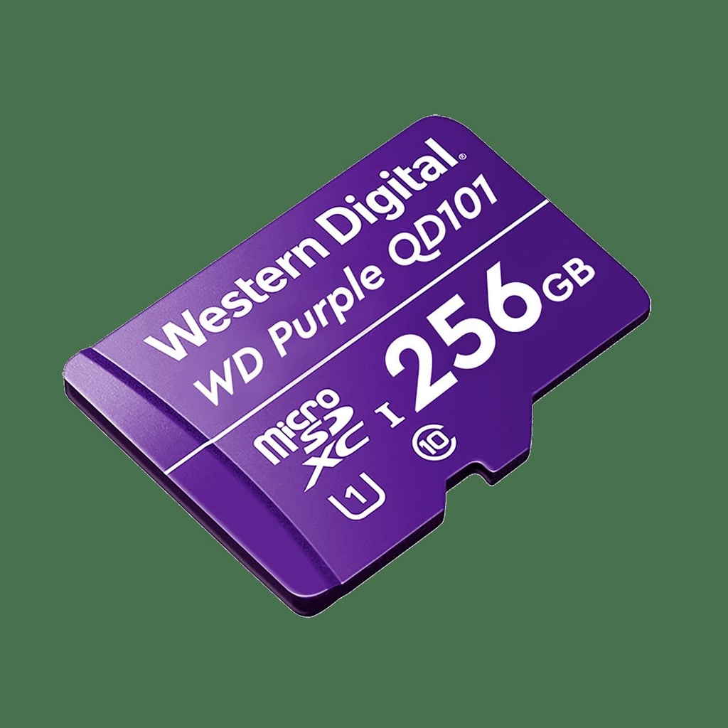 Memoria                                                                                                                                                                                                                                   Wd Purple Micro Sdxc 256gb Cl10 U1 Qd101 (wdd256g1p0c)