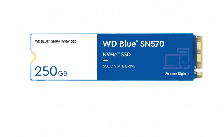 Unidad                                                                                                                                                                                                                                                                                                                                           Ssd M.2 Western Digital Sn570 250gb Wds250g3b0c Blue Pcie