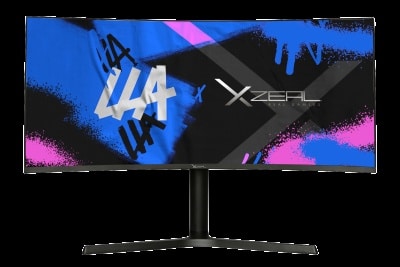 Monitor Xzeal 34" Gaming Lla Curvo 3440x1440 100hz Hdmi/dp (xzmo341b)