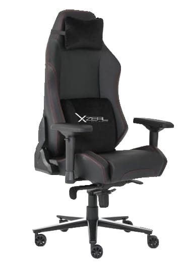 Silla  Gamer Xzeal Negra Acero Textil Alto DesempeÑo Xz40 (xzsxz40b)