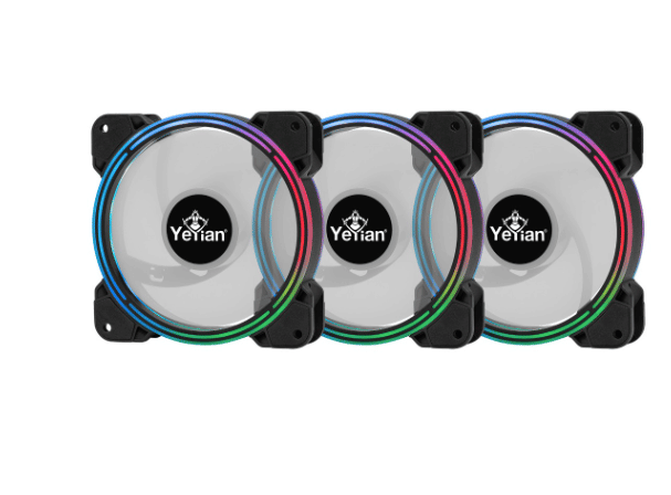 Kit Argb De Ventiladores,tiras De Luz Y Control Ycf-3kfs-01 Typhoon