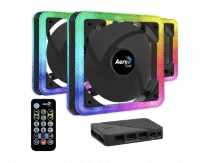 Ventilador        Aerocool Edge 14 Pro RGB 140mm 1200rpm