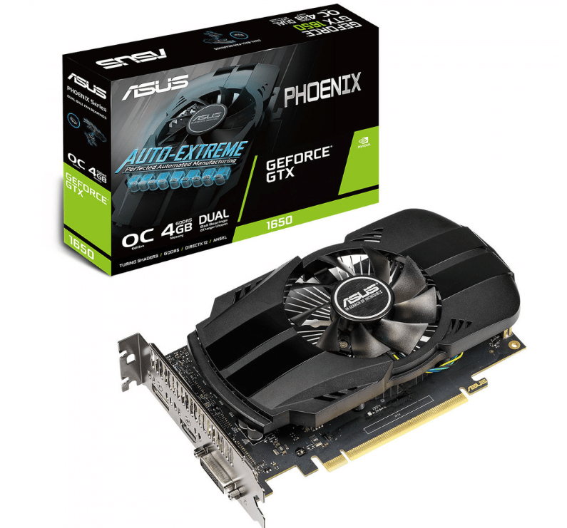 Tarjeta   De Video ASUS Nvidia Geforce Ph-gtx1650-o4g OC GDDR5 4gb Dvi/hdmi/dpt