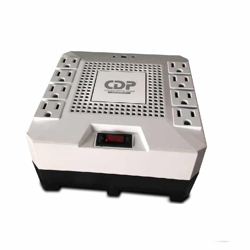 Regulador  Marca Cdp Mod R-avr1808 1800va/1000w 8 Contactos (r-avr1808) Pue