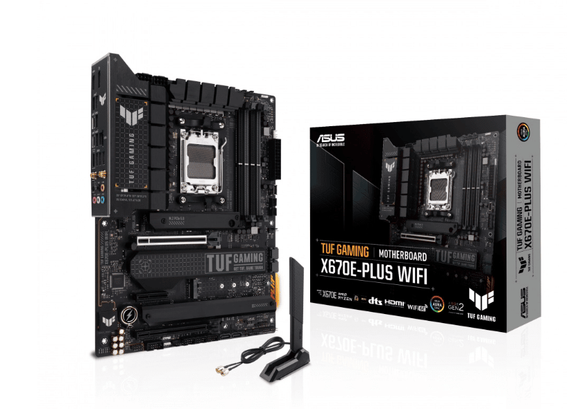 TARJETA MADRE ASUS TUF GAMING X670E-PLUS WIFI AM5 X670 AMD