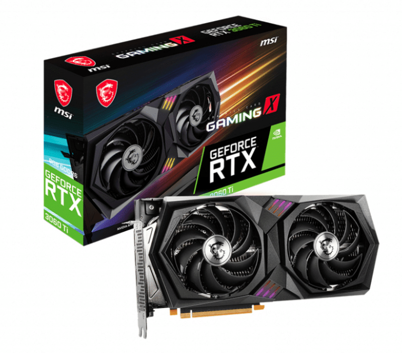 Tarjeta    De Video MSI Nvidia Geforce RTX 3060 Ti Gaming X 8g Lhr