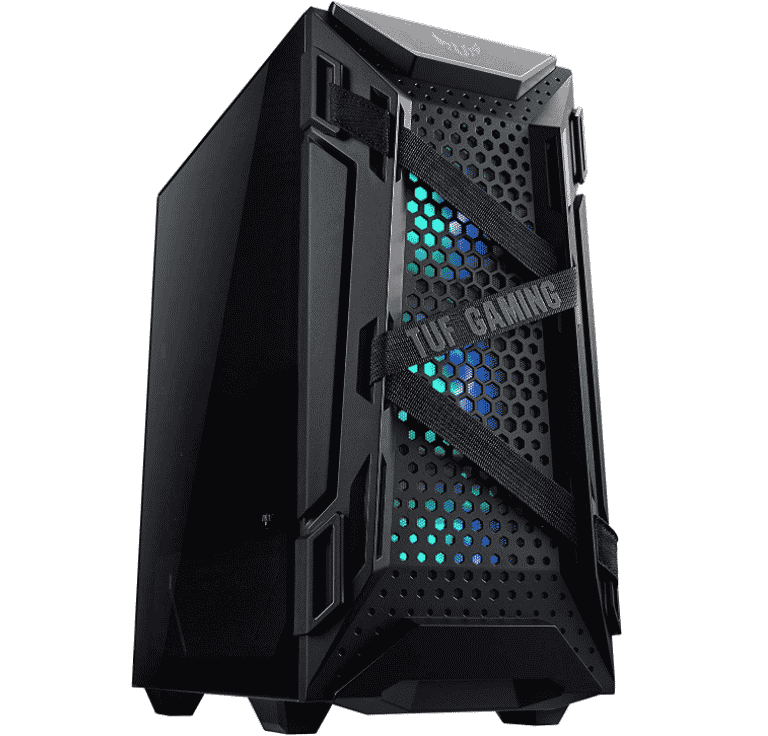 Gabinete ASUS TUF Gaming GT301 Cristal Templado MID Tower RGB openbox