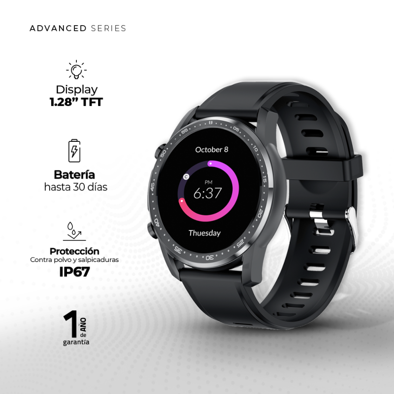 Smartwatch                                                                                                                                                                                                                                                                                                                                                                                                                                                                                                                                                                                                                                                                                                              Acteck Motion Pro Sw480 Ios/android Lp67 Bt5.0 Ac-934367