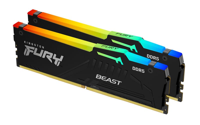KINGSTON DDR5 64GB 5200MHz BEAST RGB KIT(2x32GB) KF552C40BBAK2-64