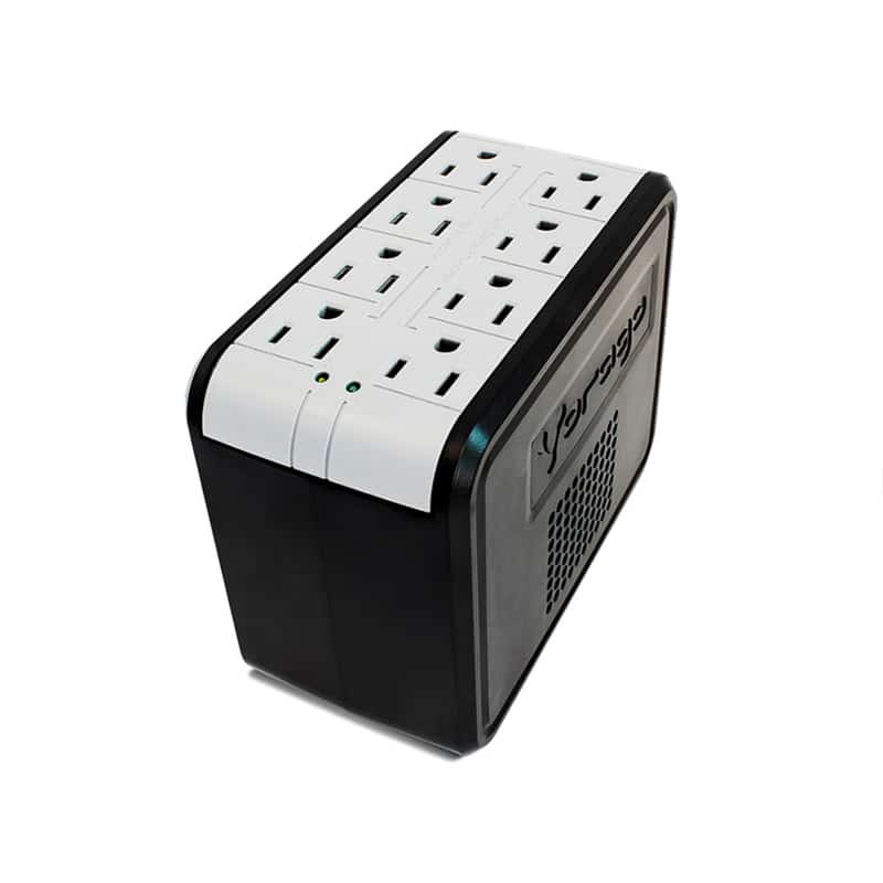 Regulador Vorago Avr-200 1400va 8 Contactos Negro/blanco