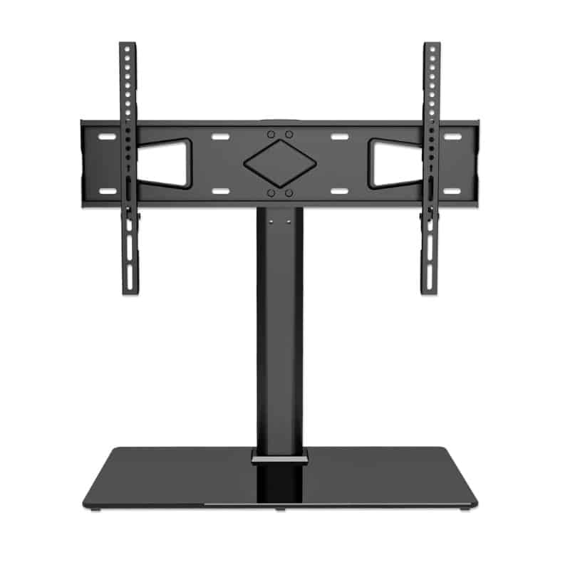Soporte Manhattan Tv P/mesa 45kg 32-65" Ajustable Base Vidrio (462297)