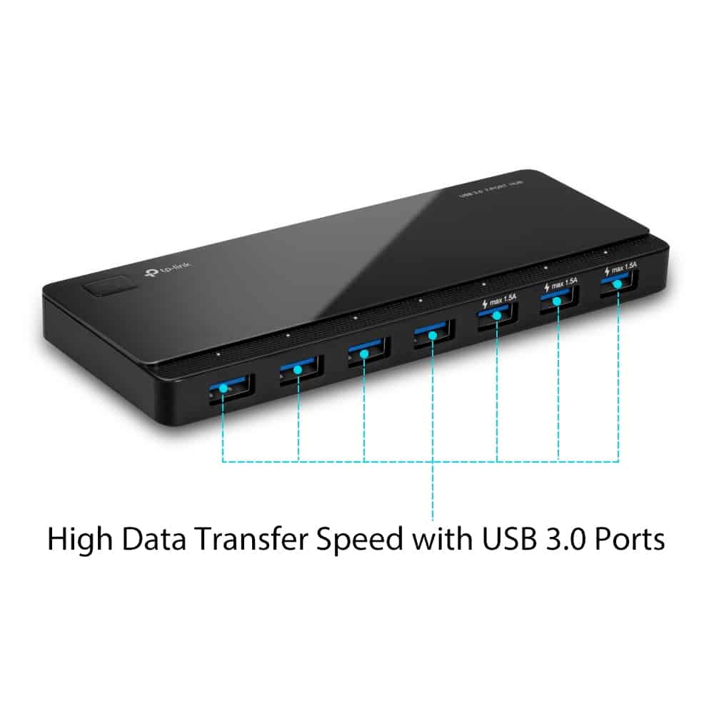 Hub  Portatil De 7 Puertos Tp-link / Usb3.0 / Uh700