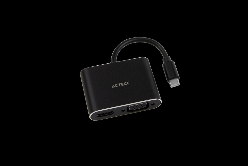 Adaptador Acteck Usb-c Hdmi+vga Shift Plus Av420 M-h/h Ac-934657