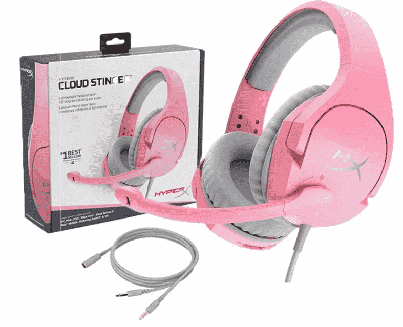 HEADSET PARA GAMING HYPERX CLOUD PINK STINGER HHSS1X-AX-PK/G
