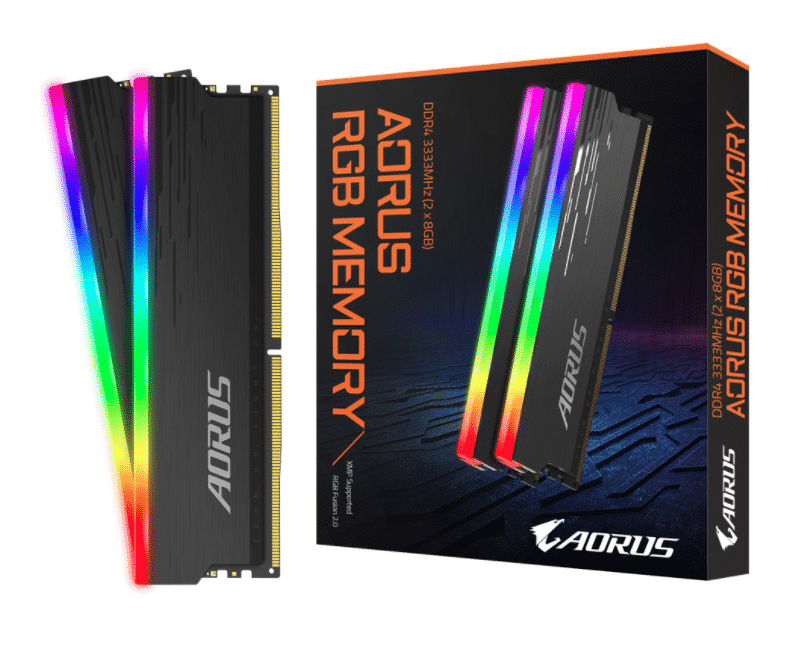 MEMORIA RAM GIGABYTE AORUS RGB DDR4 16GB (2X8GB) 3733MHZ GP-ARS16G37