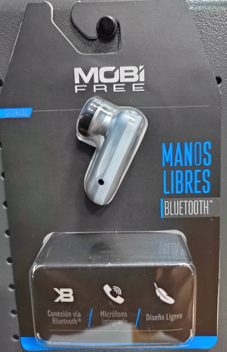 Manos Libres Bluetooth Mobifree MB-02007 - Blanco, Bluetooth