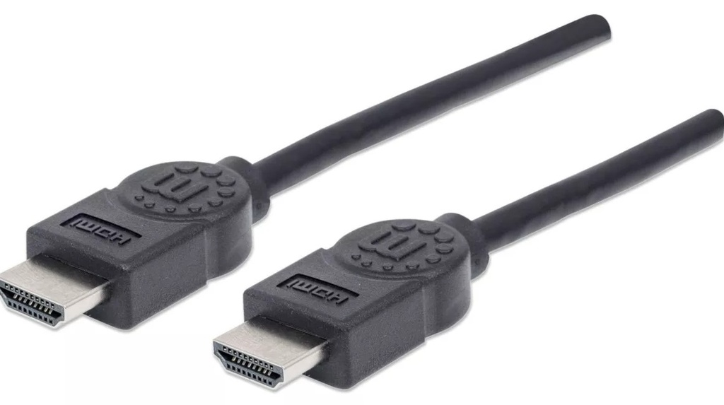 Cable HDMI 4K@30Hz MANHATTAN 306119 - 1.8 m, Macho, Negro