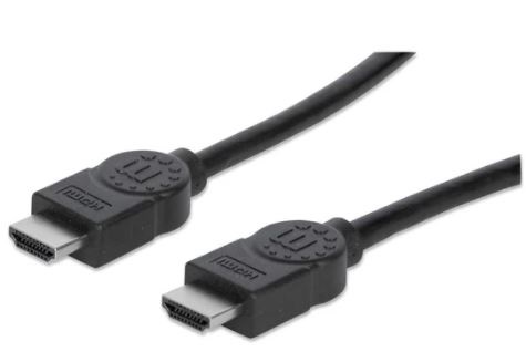 Cable HDMI 4K@30Hz MANHATTAN 306133 - 5 m, Macho, Negro