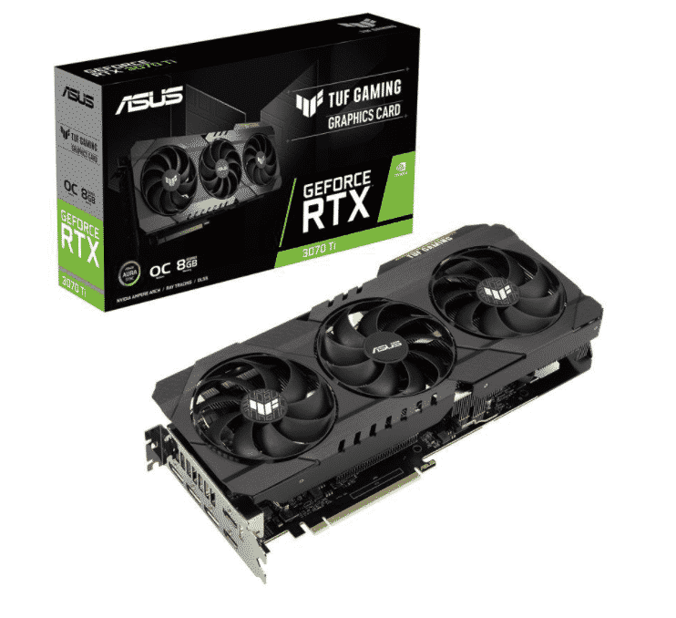 Tarjeta De Video Nvidia GeForce Asus RTX 3070 ti 8gb Gddr6x PCI Express TUF Gaming TUF-RTX3070TI-O8G-GAMING