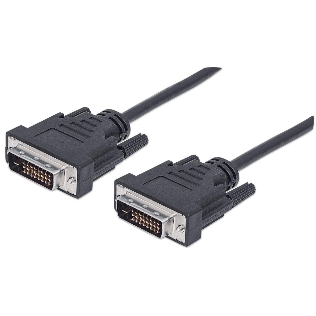 Cable DVI MANHATTAN 328838 - DVI-D, DVI-D, Macho/Macho, Negro
