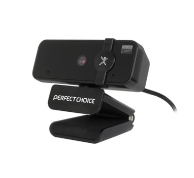 Webcam PERFECT CHOICE PC-320500 - 2 MP, USB, Negro, 1920 x 1080 Pixeles