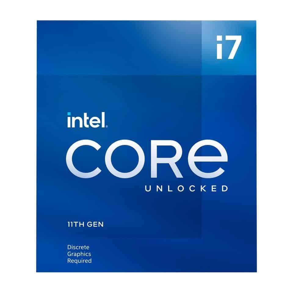 Procesador Intel Core i7 11700Kf 3.6Ghz 16Mb 95W Socket 1200 11Gen Rocket. Lake BX8070811700KF pue