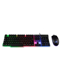 [KITBLR070] Kit de Teclado y Mouse Gamer Balam Rush XD05T - Juego, Negro, 800/1200/1600DP