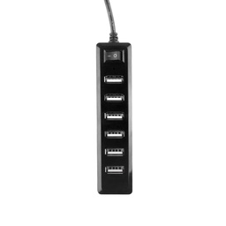 [ACCNCB1100] Hub Naceb Technology NA-120 - USB 2.0, 7 puertos, 480 Mbit/s