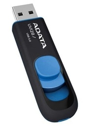 [MEMDAT2530] Memoria                                                                                                                                                                                                                Usb Adata Uv128 - Negro, 64 Gb, Usb 3.2 (retrocompatible Con 3.0 Y 2.0), 100 Mb/s, 40 Mb/s