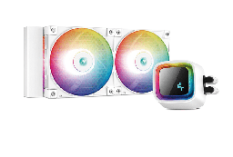 [Dim-LS520] Enfriador Líquido Deepcool Ls520 De 240 Mm Con Bomba Doble Y Diseño Aio Argb Infinity Mirror