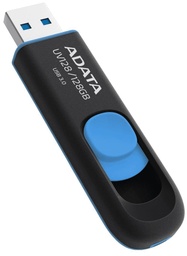 [MEMDAT3040] Memoria                                                                                                                                                                                                                    Usb Adata Uv128 - Negro, 128 Gb, Usb 3.2 (retrocompatible Con 3.0 Y 2.0), 100 Mb/s, 40 Mb/s