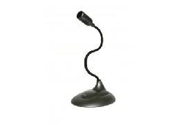 [Dim-272592] Micrófono Perfect Choice, 100 – 16000 Hz, Alámbrico, 2,16 M, 30 Cm, Negro