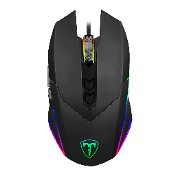 [Dim-T-TGM301RGB] Mouse    Gamer Lieutenant Negro: Dpi 200-8000 + 7 Botones Programables + Luz RGB Chroma