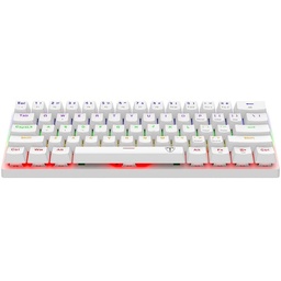 [Dim-T-TGK321W-BR] Teclado   Gamer T-dagger Arena T-tgk321 RGB Mecánico Con Switch Etbrown Blanco