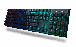 [Dim-aorus-k1] Teclado Gaming Mecanico AORUS K1 RGB Cherry MX Red Alámbrico Negro