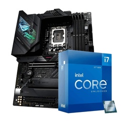[Dim-12700k-z690-F-1] Procesador Intel Core i7-12700K 3.60GHz 8-Core + Asus ROG Strix Z690-F Gaming Wifi Bundle