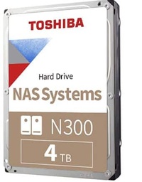 [723844000936-T] Disco  Duro Interno Toshiba 4tb Hdwg440xzsta N300 7200rpm Nas 128mb