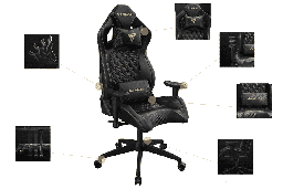 [Dim-28793] SILLA PARA GAMING GAMDIAS APHRODITE ML1 COLOR NEGRO MAX200KG RECLINABLE