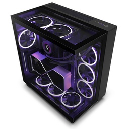 [dim-CM-H91EB-01] Gabinete  NZXT H9 Elite Mini-itx 3/vent F120 /rgb Duo Negro Cm-h91eb-01 Pue