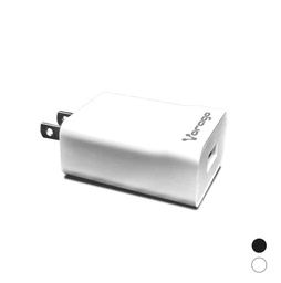 [7502266676942-V] Cargador Para Pared Vorago Fast Charge 3.0a 1 Usb Blanco Au-302-wh
