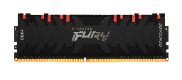 [Dim-KF436C18RBA/32] Memoria   Ram Kingston Fury Renegade Black 32gb  RGB Ddr4, 3600mhz Cl18, Xmp